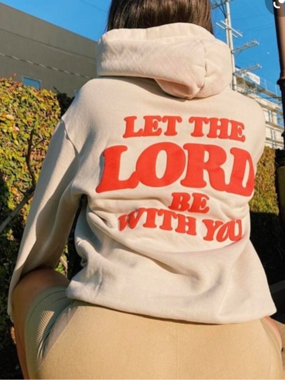 Talentless Hooodie"LET THE LORD BE WITH YOU"